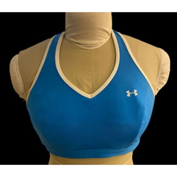 Under Armour Sports Bra Sz. XL Racer Back Substantial Comfort Athleisure - Picture 2 of 9